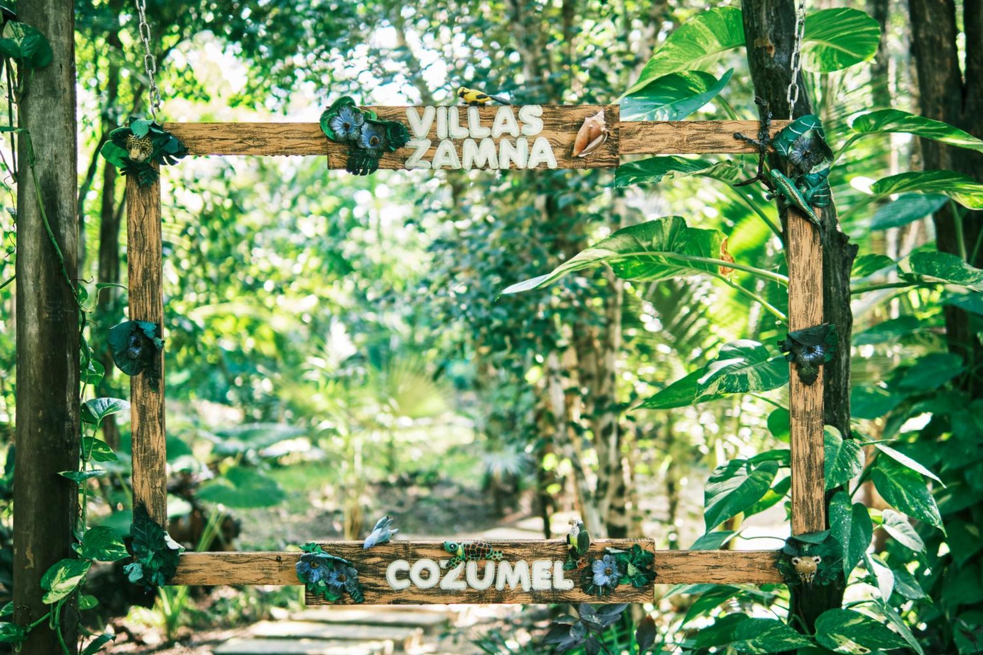 Villas Zamna - Jungle Villas Cozumel Bagian luar foto
